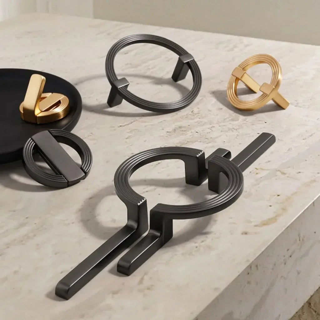 Polished Zinc Alloy Round Cabinet Pull (Multiple Sizes)