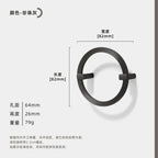 Polished Zinc Alloy Round Cabinet Pull (Multiple Sizes)