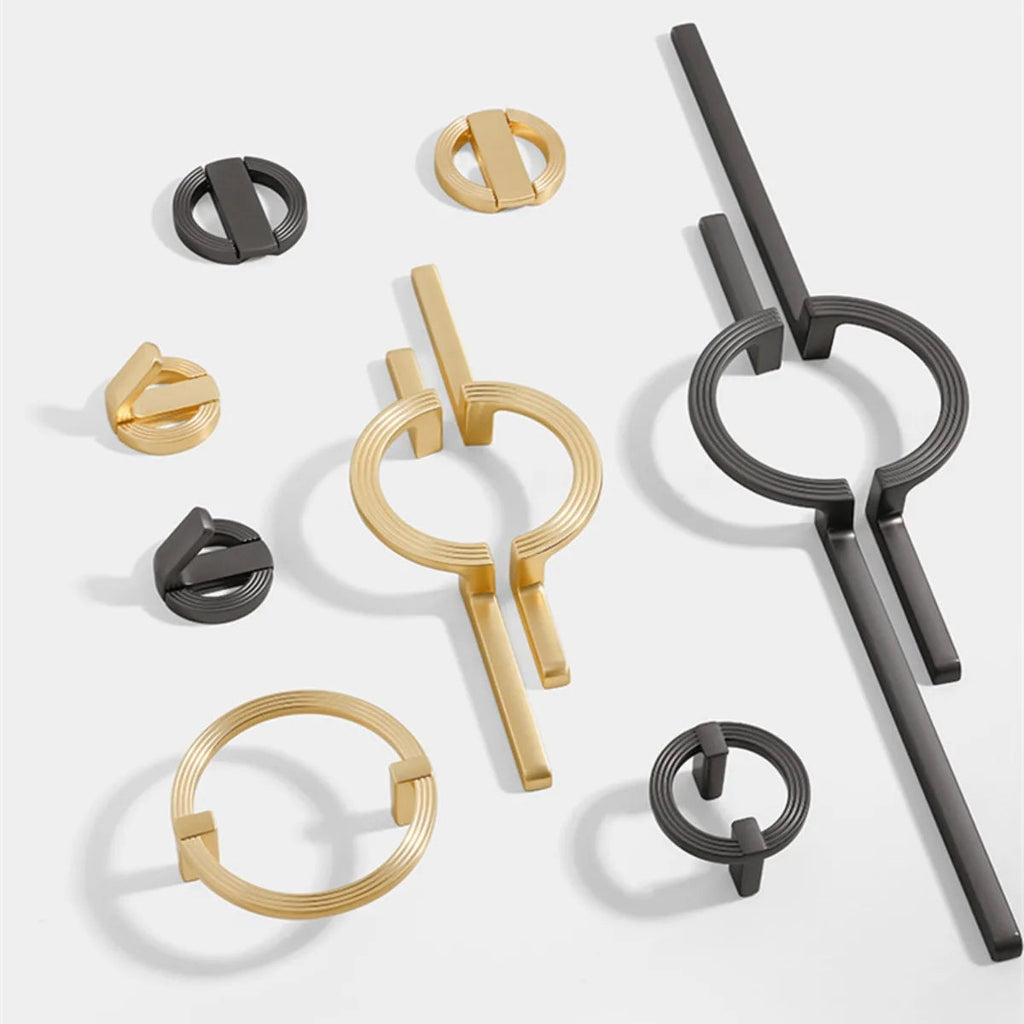 Polished Zinc Alloy Round Cabinet Pull (Multiple Sizes)
