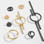 Polished Zinc Alloy Round Cabinet Pull (Multiple Sizes)