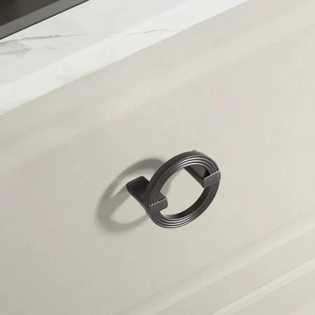 Polished Zinc Alloy Round Cabinet Pull (Multiple Sizes)