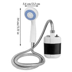 Portable Hand-Pump Camping Shower (Adjustable Flow)
