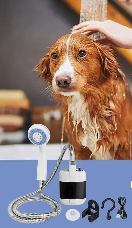 Portable Hand-Pump Camping Shower (Adjustable Flow)