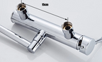 Premium Brass 360° Swivel Wall-Mount Kitchen Faucet