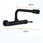 Premium Brass 360° Swivel Wall-Mount Kitchen Faucet