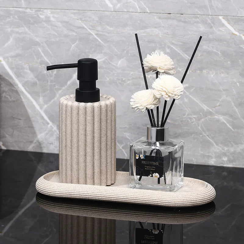 Premium Ceramic Odor-Neutral Soap Dispenser (500ml)