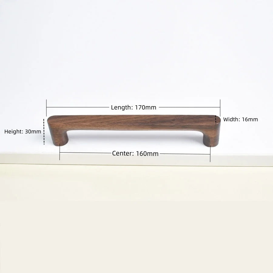 Premium Solid Wood Cabinet & Drawer Knob (Screws Included)