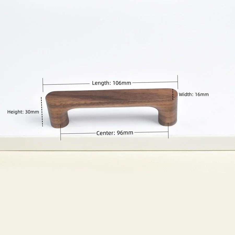 Premium Solid Wood Cabinet & Drawer Knob (Screws Included)