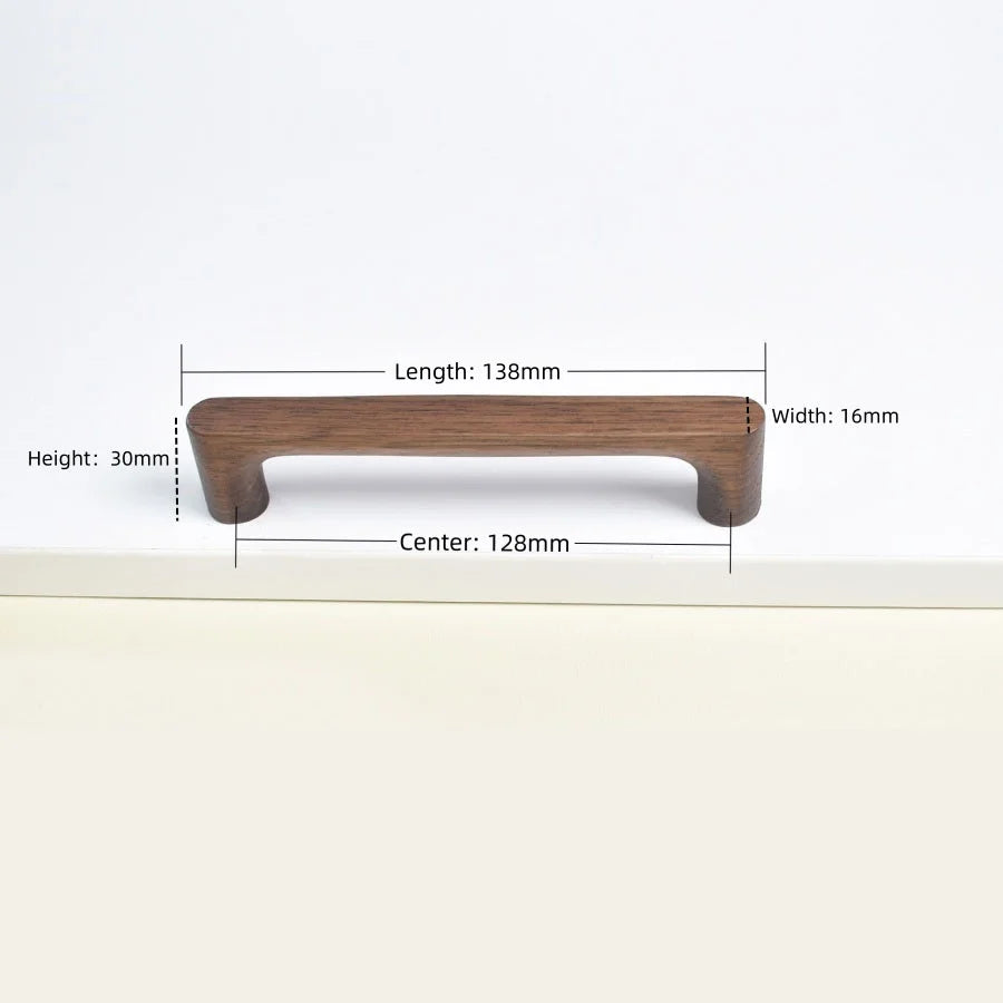 Premium Solid Wood Cabinet & Drawer Knob (Screws Included)