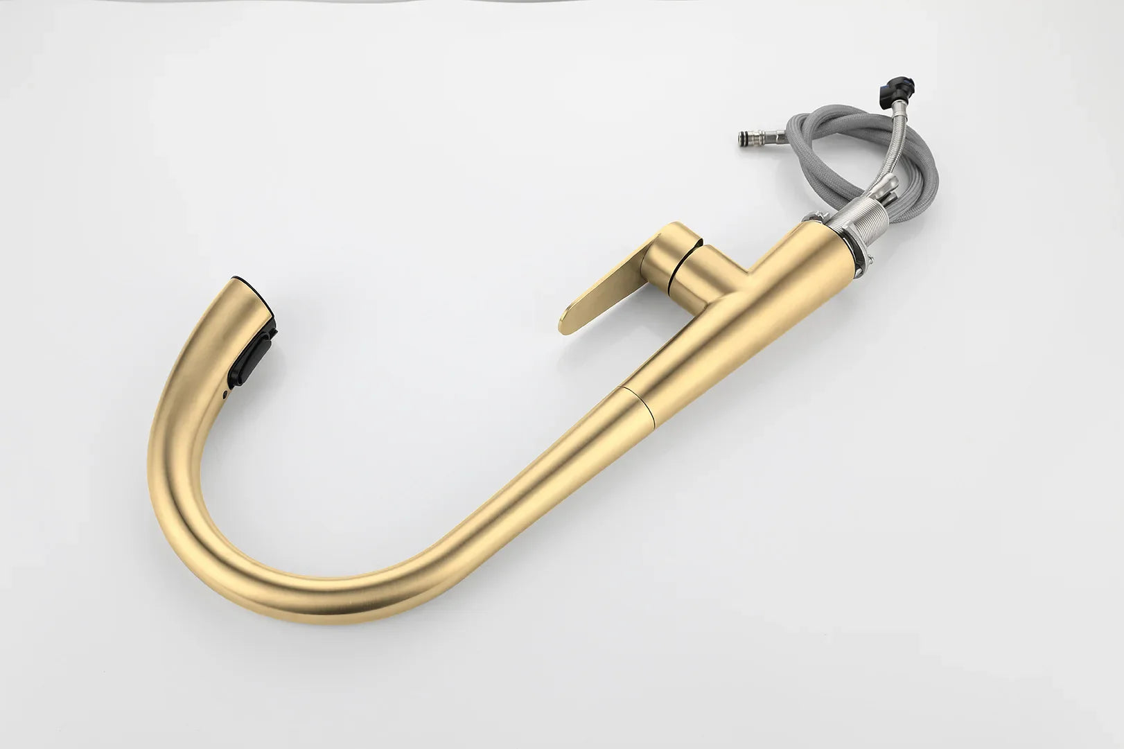 Pull-Out 304 Stainless Steel Kitchen Faucet (Deck-Mounted)