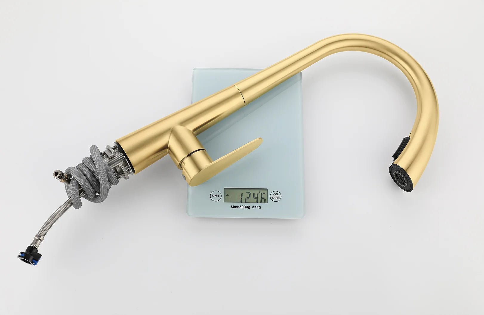 Pull-Out 304 Stainless Steel Kitchen Faucet (Deck-Mounted)