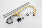 Pull-Out 304 Stainless Steel Kitchen Faucet (Deck-Mounted)