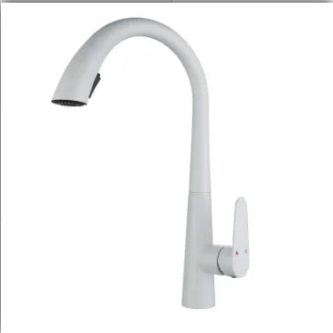 Pull-Out 304 Stainless Steel Kitchen Faucet (Deck-Mounted)