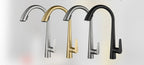Pull-Out 304 Stainless Steel Kitchen Faucet (Deck-Mounted)