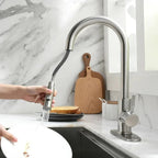 Pull-Out Single-Handle Kitchen Faucet (Deck-Mount)