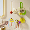 Punch-Free Water-Resistant PVC L-Shaped Wall Hook