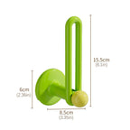 Punch-Free Water-Resistant PVC L-Shaped Wall Hook