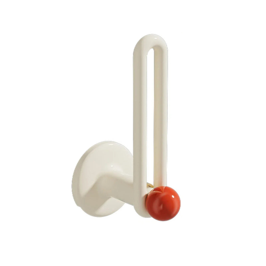 Punch-Free Water-Resistant PVC L-Shaped Wall Hook