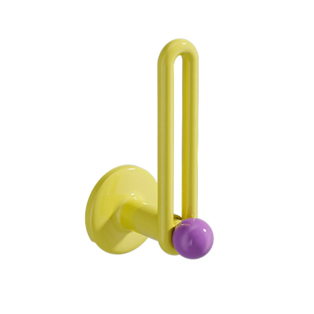 Punch-Free Water-Resistant PVC L-Shaped Wall Hook