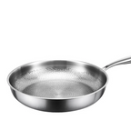 Pure Titanium Hammered Natural Non-Stick Frying Pan (Induction Compatible)