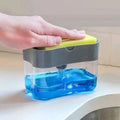 Push-Top Soap Dispenser With Sponge Holder (Includes Sponge)