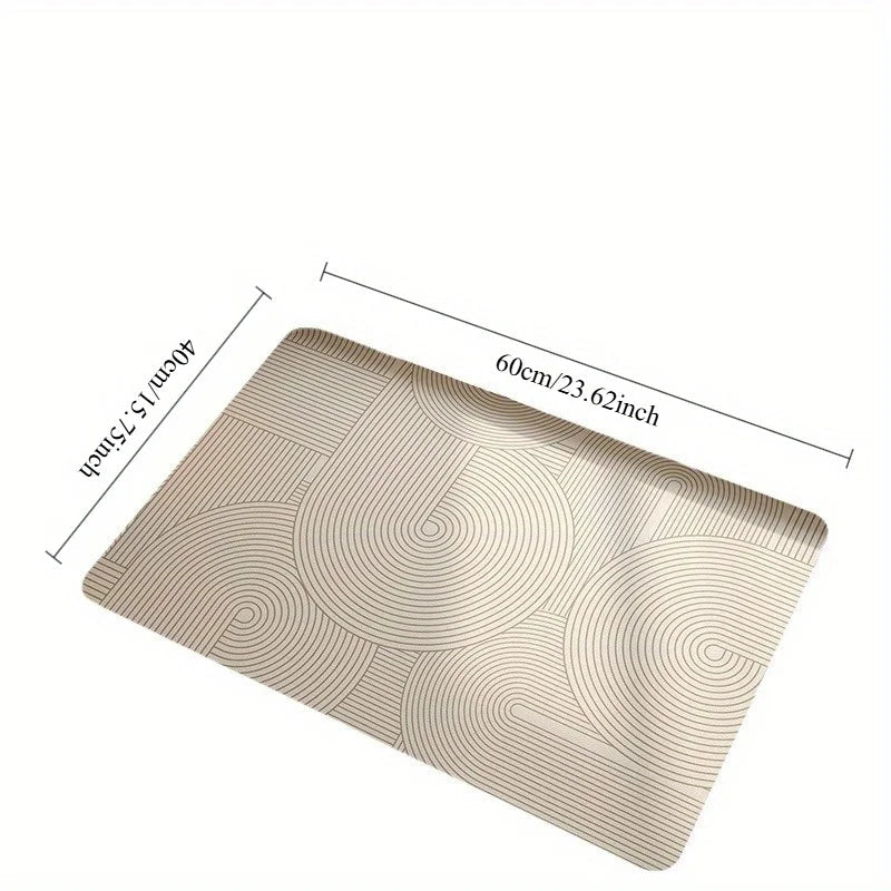 Quick-Dry Non-Slip Diatomaceous Earth Bath Mat