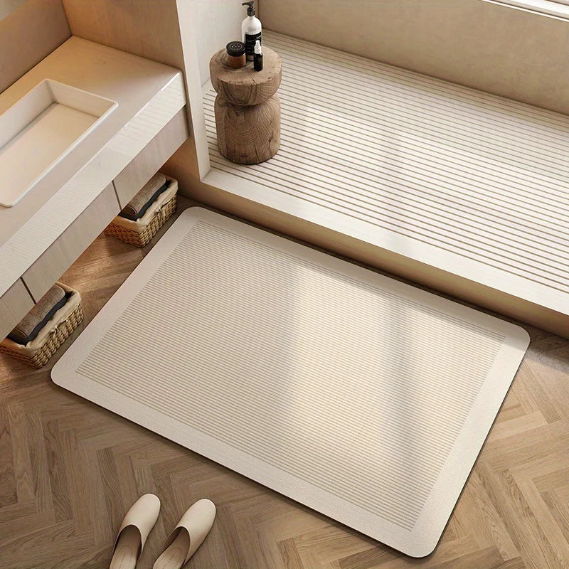 Quick-Dry Non-Slip Diatomaceous Earth Bath Mat