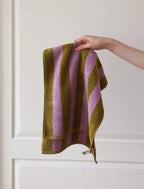 Quick-Drying Combed Cotton Striped Towel