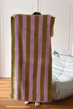 Quick-Drying Combed Cotton Striped Towel