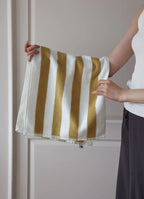 Quick-Drying Combed Cotton Striped Towel