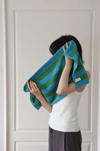 Quick-Drying Combed Cotton Striped Towel