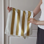 Quick-Drying Combed Cotton Striped Towel