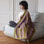 Quick-Drying Combed Cotton Striped Towel
