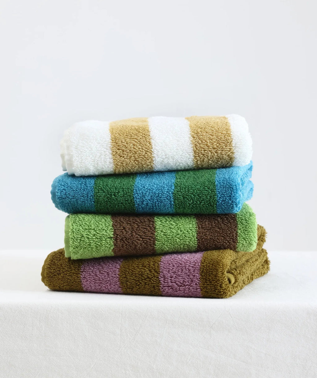 Quick-Drying Combed Cotton Striped Towel