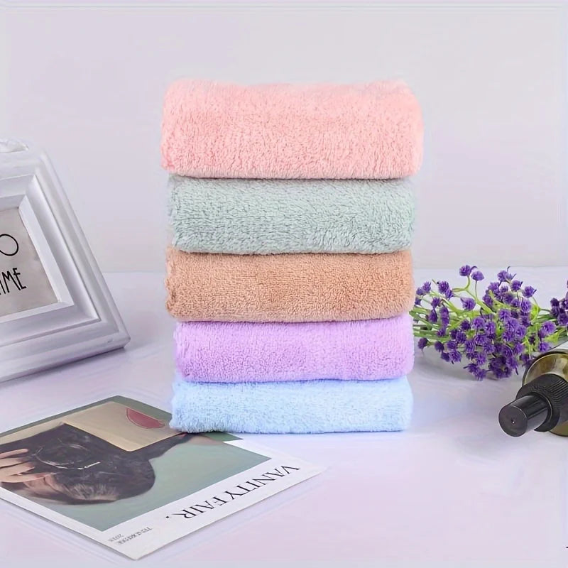 Quick-Drying Woven Polyester Washcloths (Set of 20)