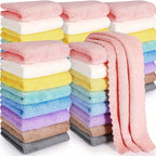 Quick-Drying Woven Polyester Washcloths (Set of 20)