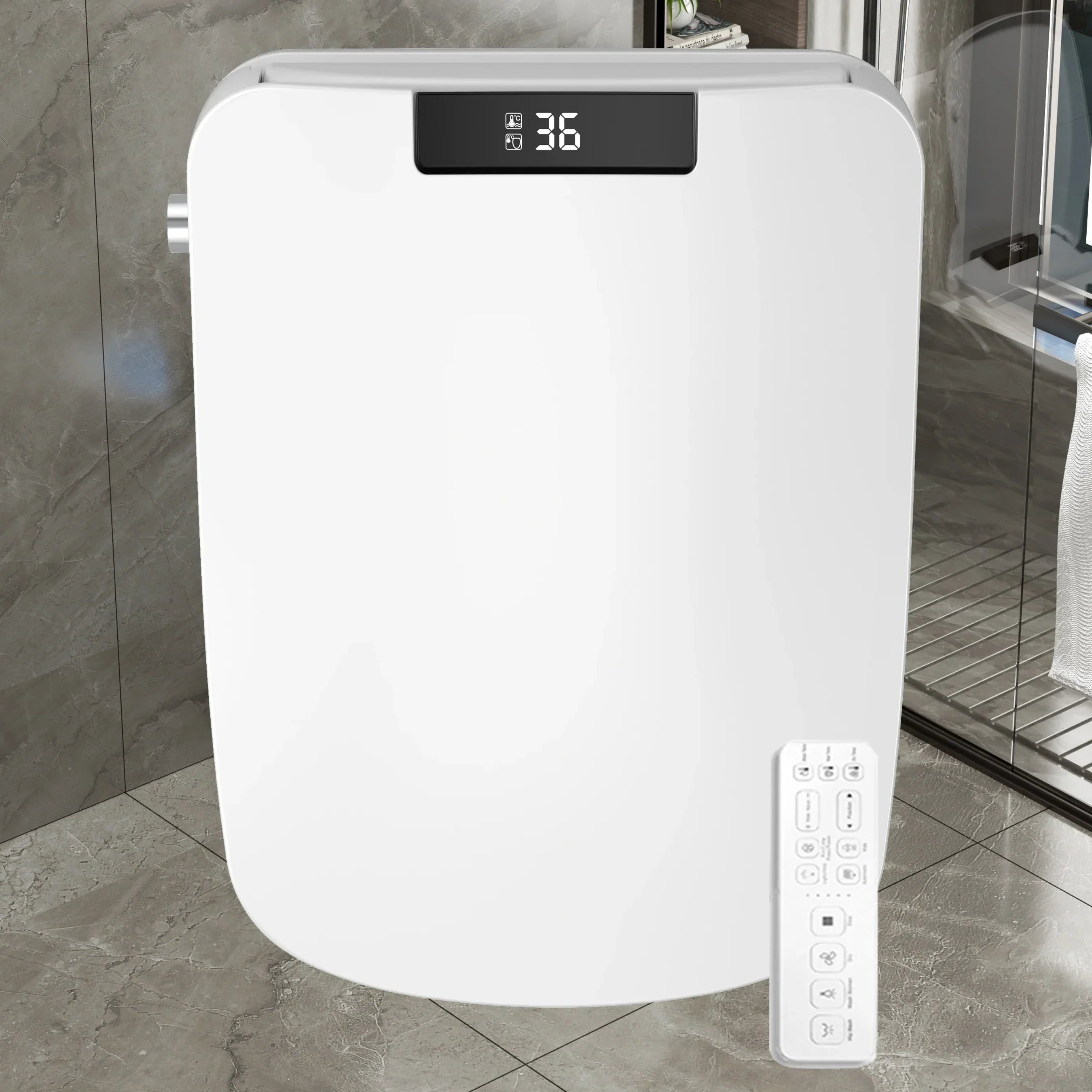 Radar Auto-Lid Heated Bidet Seat (Warm Wash & Air Dryer)