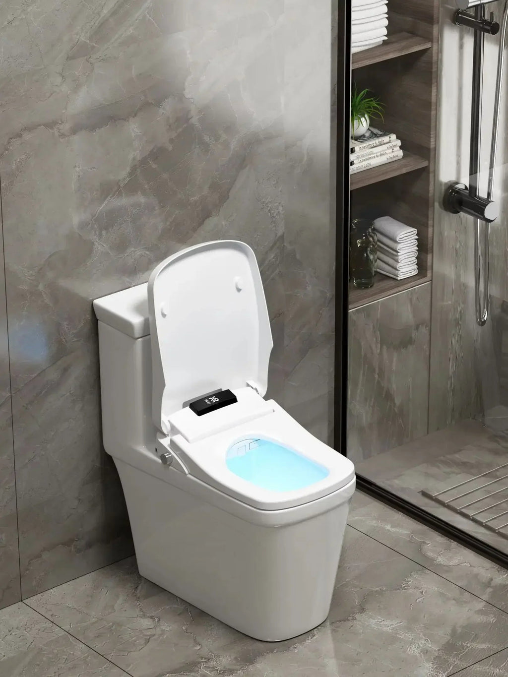 Radar Auto-Lid Heated Bidet Seat (Warm Wash & Air Dryer)