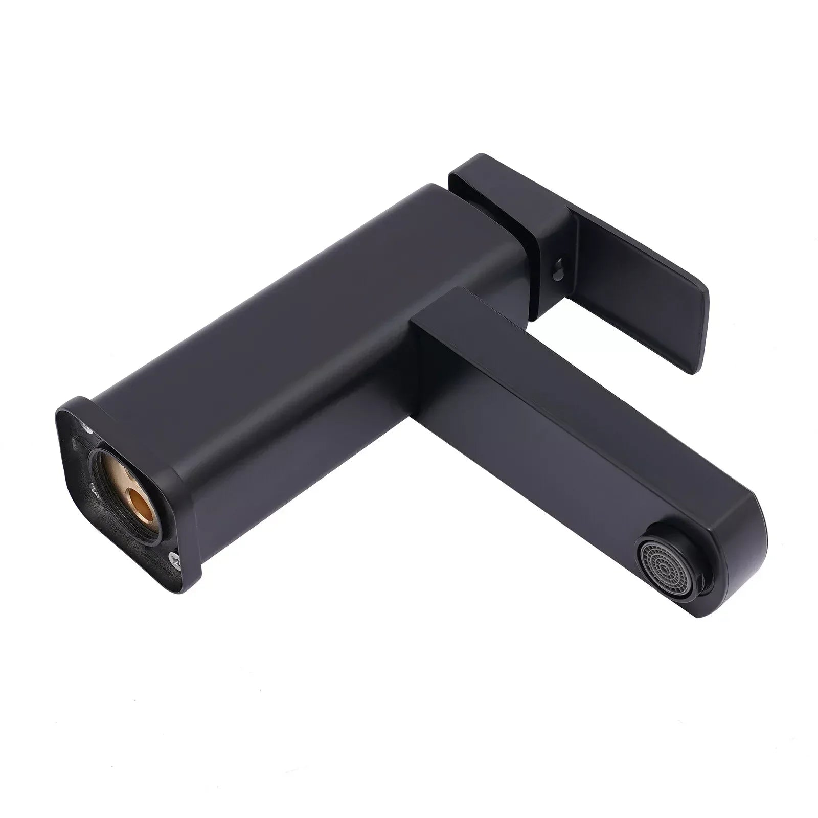 Real-Time LED Temp Display Matte Black Faucet