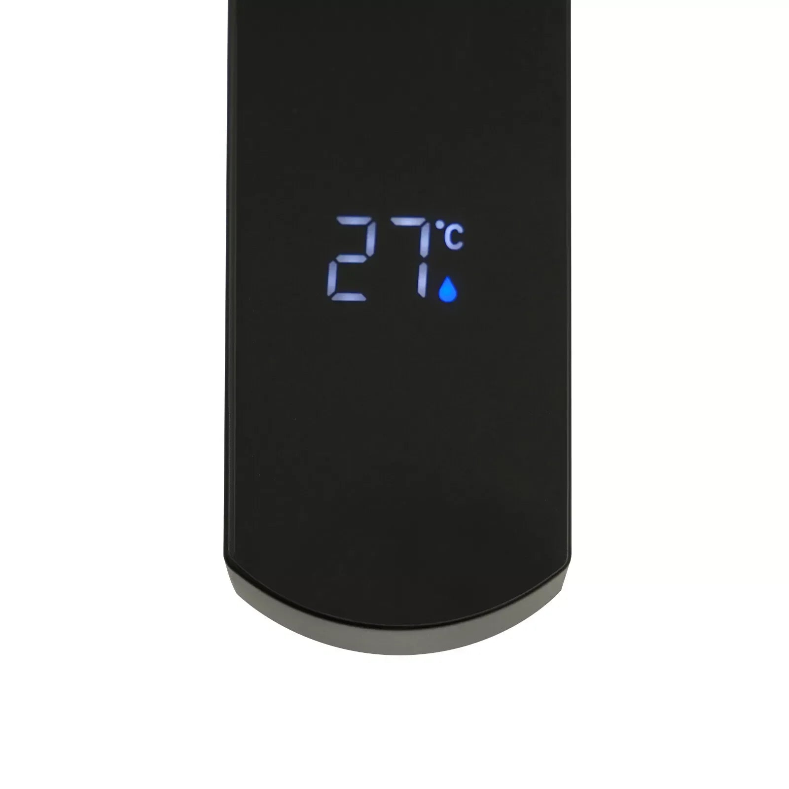 Real-Time LED Temp Display Matte Black Faucet