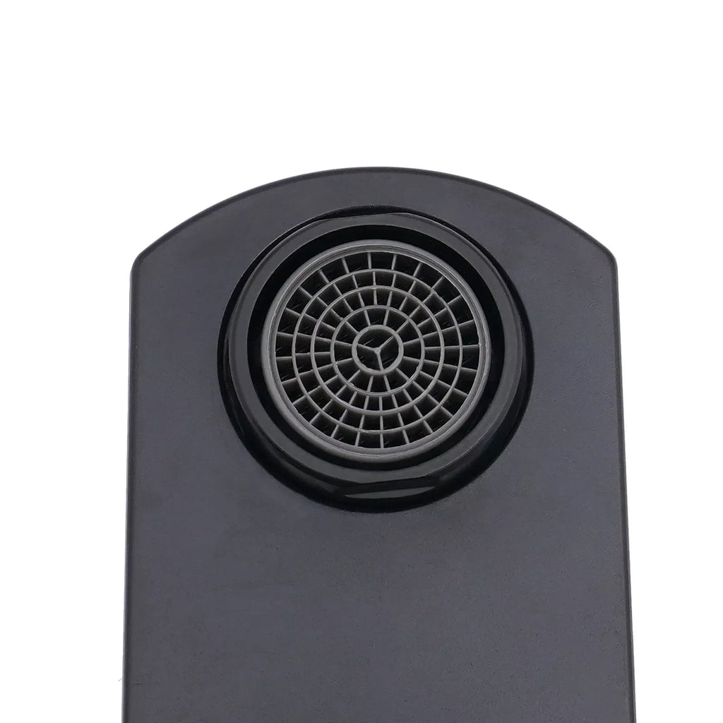 Real-Time LED Temp Display Matte Black Faucet