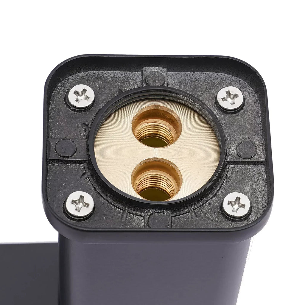 Real-Time LED Temp Display Matte Black Faucet