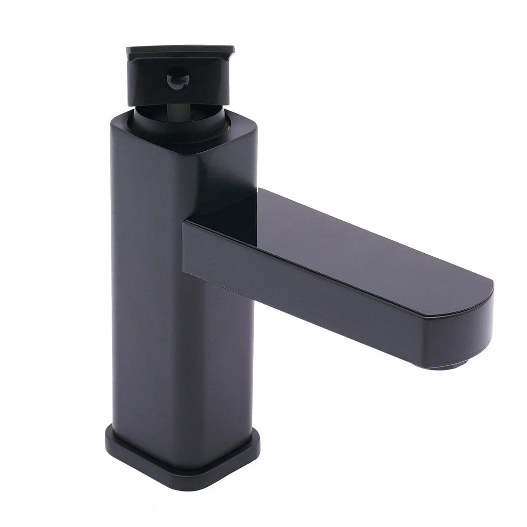 Real-Time LED Temp Display Matte Black Faucet