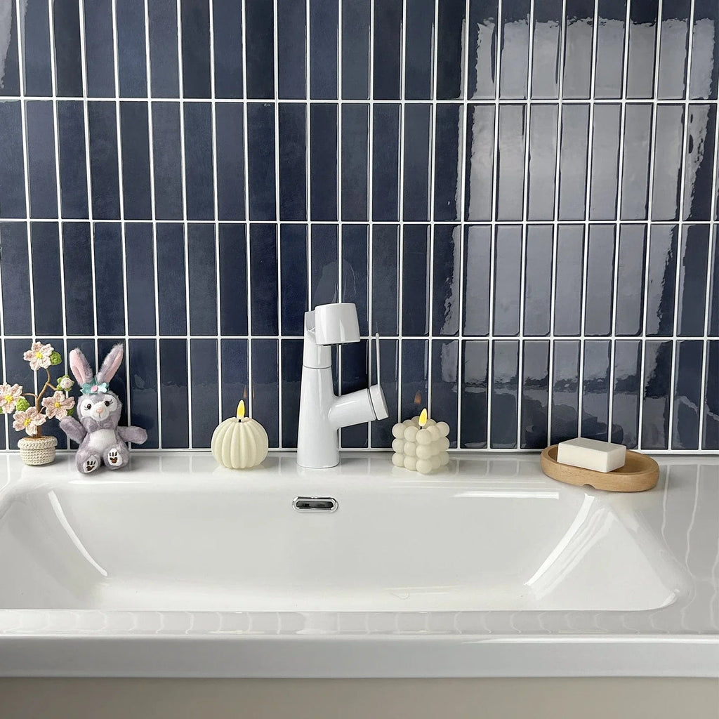 Realistic 3D Glossy Peel-And-Stick Wall Tile Sticker (Removable)