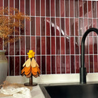 Realistic 3D Glossy Peel-And-Stick Wall Tile Sticker (Removable)