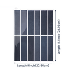 Realistic 3D Glossy Peel-And-Stick Wall Tile Sticker (Removable)