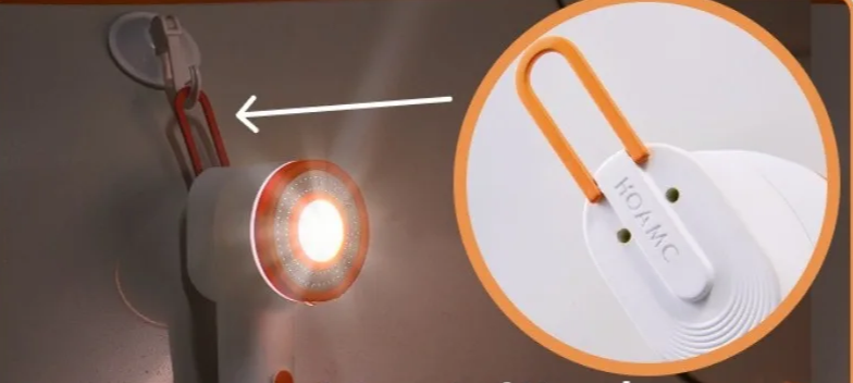 Rechargeable LED-Lit Rainfall Camping Shower