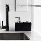 Refillable Pump & Sponge Holder Soap Dispenser (2-in-1)