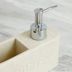 Refillable Pump & Sponge Holder Soap Dispenser (2-in-1)