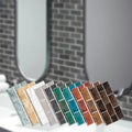 Retro Brick Water-Resistant PVC Wall Tiles (Set of 6)